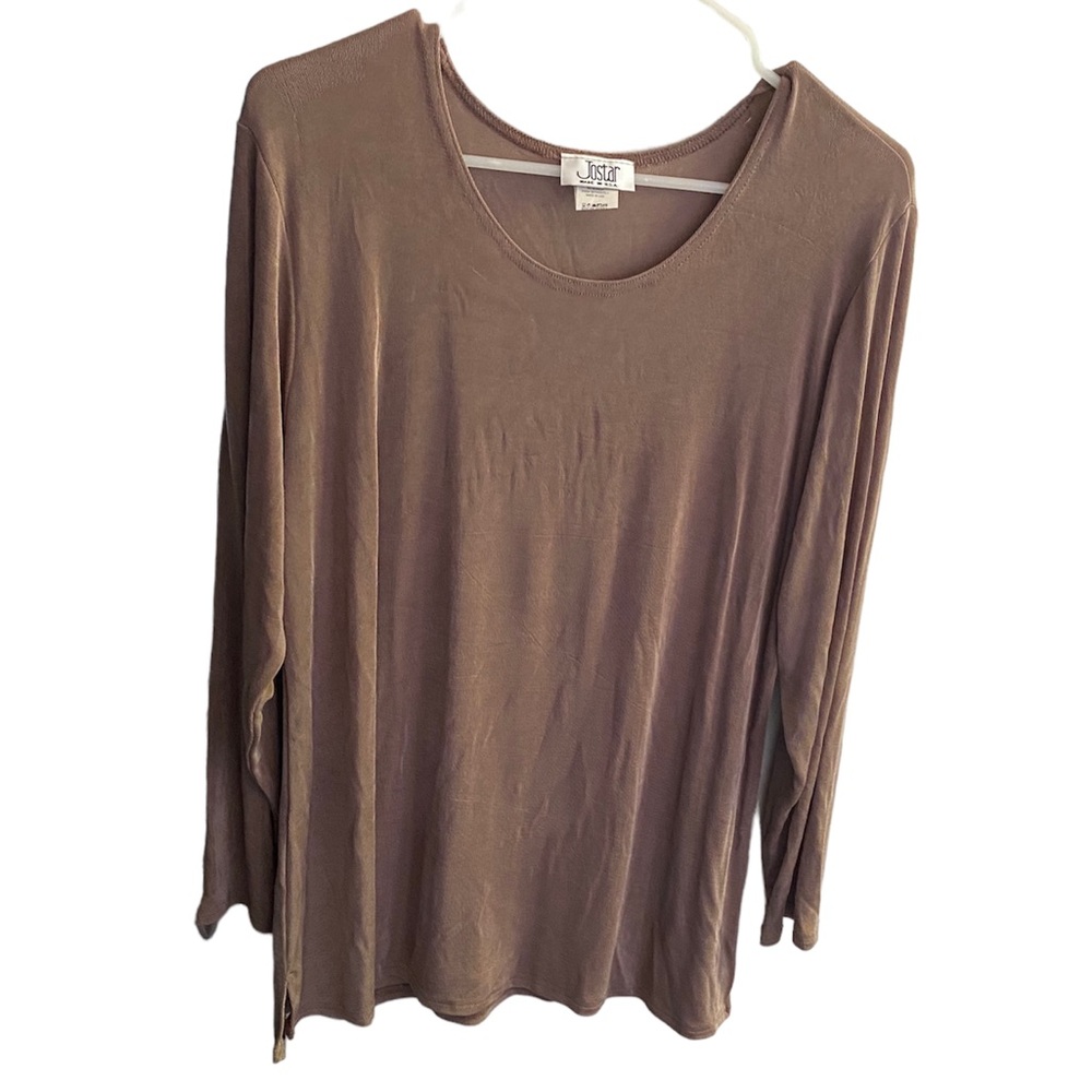 Taupe long sleeve shirt